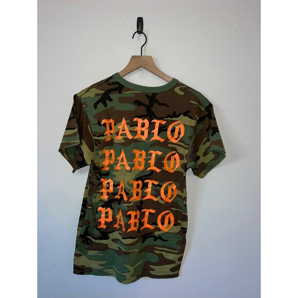 Kanye West The Life Of Pablo Shirt Camo Rap Tour Concert M MediumTee - Picture 1 of 10